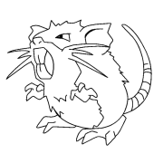 Raticate Online Värvimine